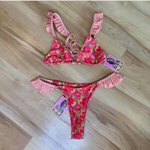 NWT Strawberry Milk Mob Bikini